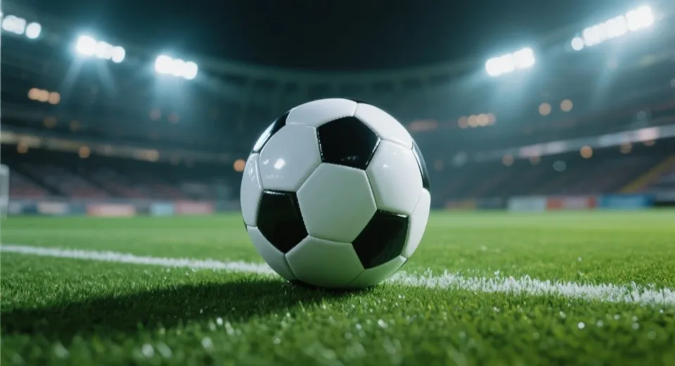 足球场与灯光背景图